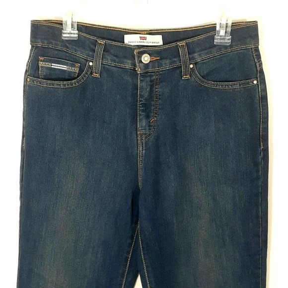 Levi's 512 Jeans Women's Size 10 M Bootcut Perfectly Slimming Med Wash (31×32) - Picture 4 of 11